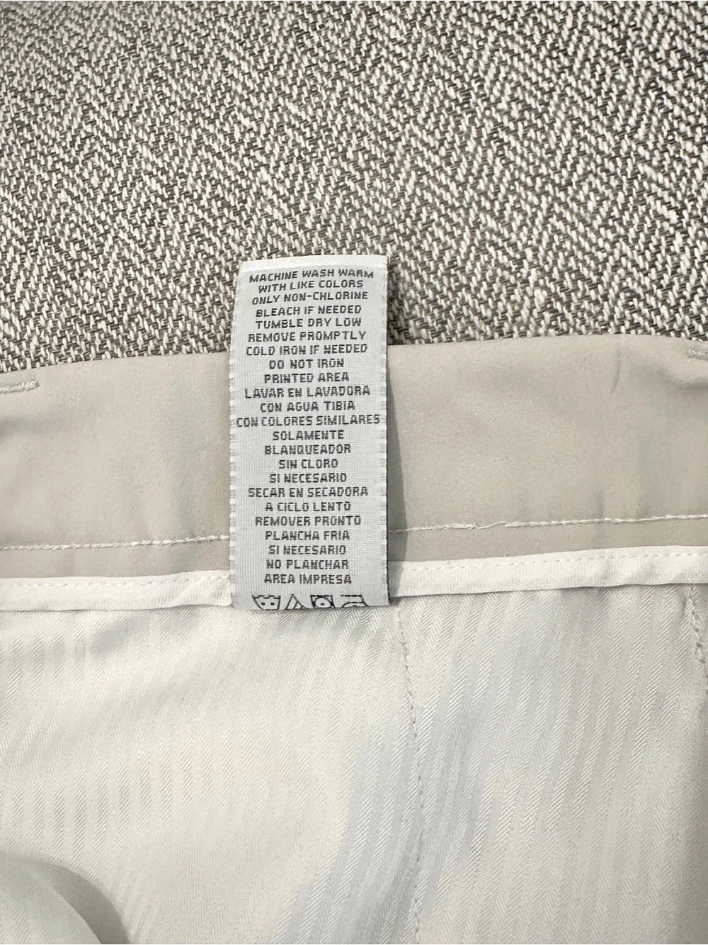 Grand Slam Performance Golf Pants Men’s 33x30 Tan Stretch Flat Front Polyester